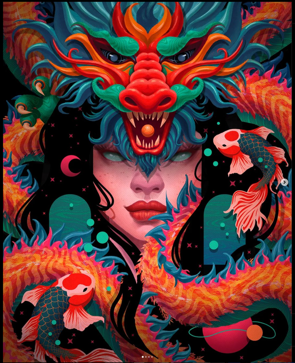 Red Dragon | 1,000-Piece Unified Pieces Jigsaw Puzzle