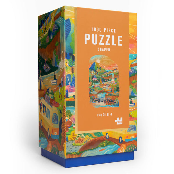 Play Off Grid | 1000-Piece Shaped Jigsaw Puzzle | Firelight Collection