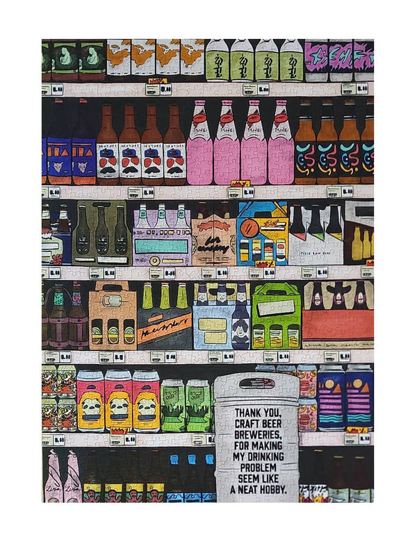 Thank You Craft Beer | 1000 Piece Soft-touch Jigsaw Puzzle
