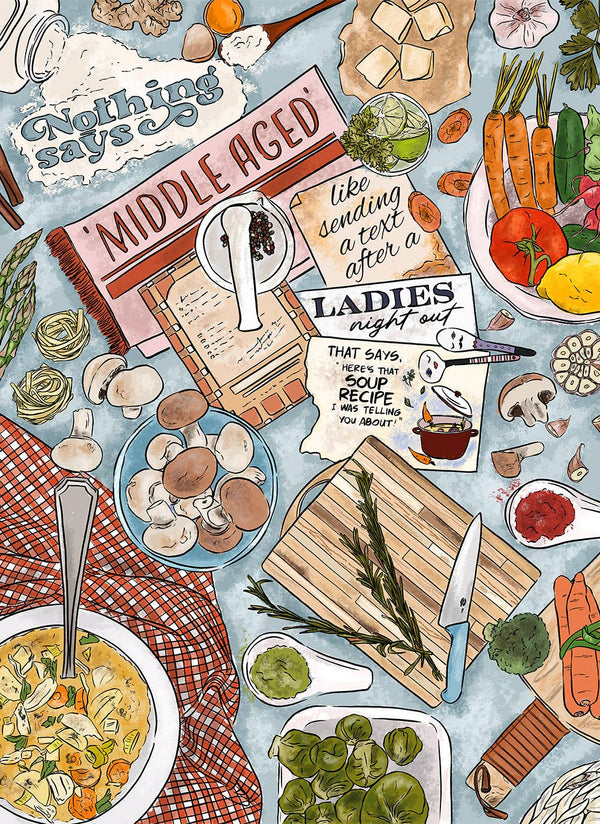 Nothing Says Middle Aged 1000 Piece Soft-touch Ellembee Jigsaw Puzzle