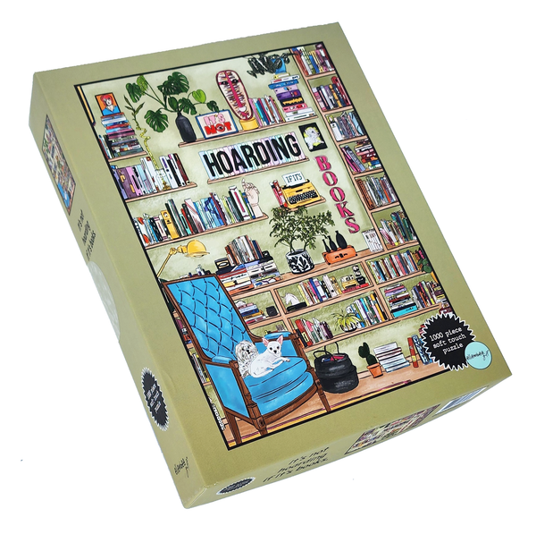 It's Not Hoarding If It's Books | 1000 Piece Soft-Touch Jigsaw Puzzle