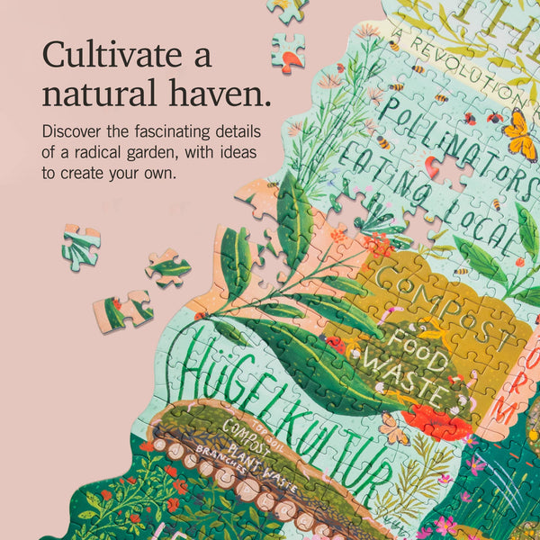 The Radical Garden | 1000-Piece Shaped Jigsaw Puzzle | Firelight Collection