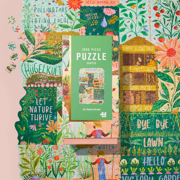 The Radical Garden | 1000-Piece Shaped Jigsaw Puzzle | Firelight Collection