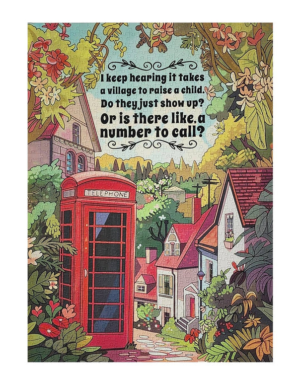 It Takes a Village | 1000 Piece Soft-touch Jigsaw Puzzle
