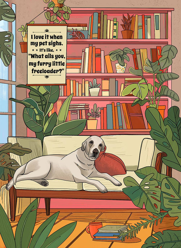 Love It When My Pet Sighs | 1000 Piece Soft-touch Jigsaw Puzzle