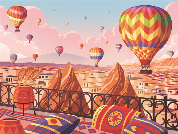 Cappadocia | 500-Pieces with art by Fariza Dzatalin
