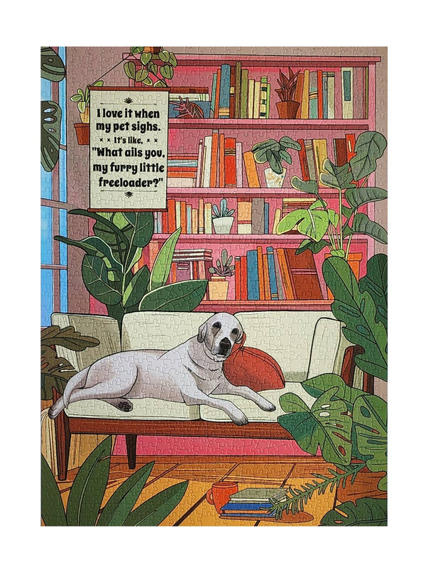 Love It When My Pet Sighs | 1000 Piece Soft-touch Jigsaw Puzzle