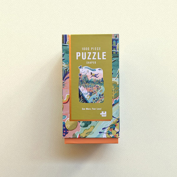 See More Fear Less | 1000-Piece Shaped Jigsaw Puzzle | Firelight Collection