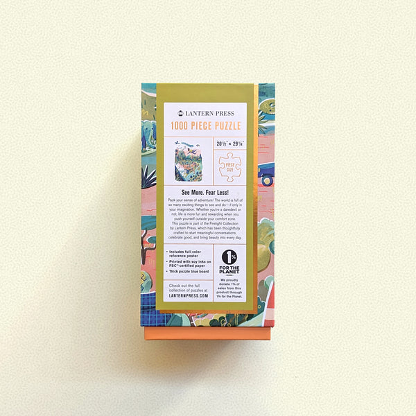 See More Fear Less | 1000-Piece Shaped Jigsaw Puzzle | Firelight Collection