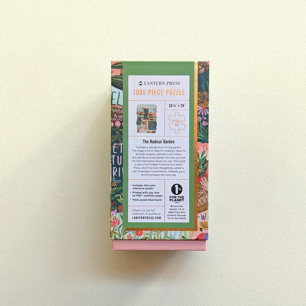 The Radical Garden | 1000-Piece Shaped Jigsaw Puzzle | Firelight Collection