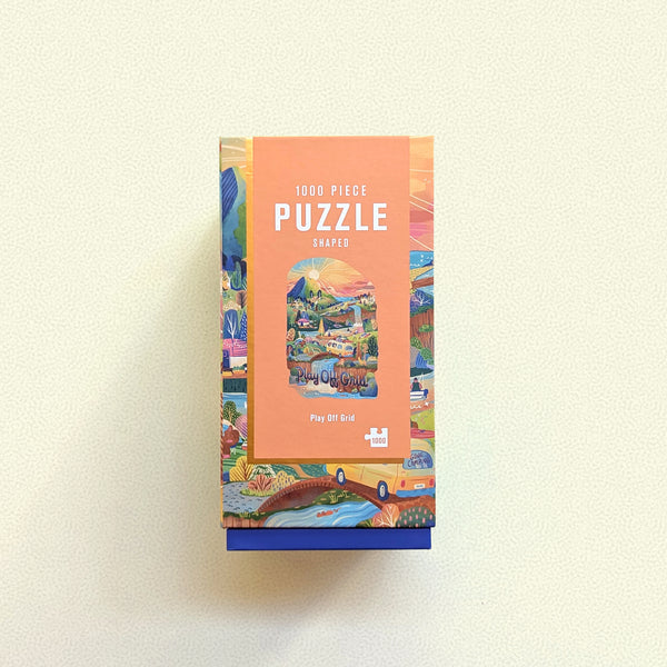 Play Off Grid | 1000-Piece Shaped Jigsaw Puzzle | Firelight Collection
