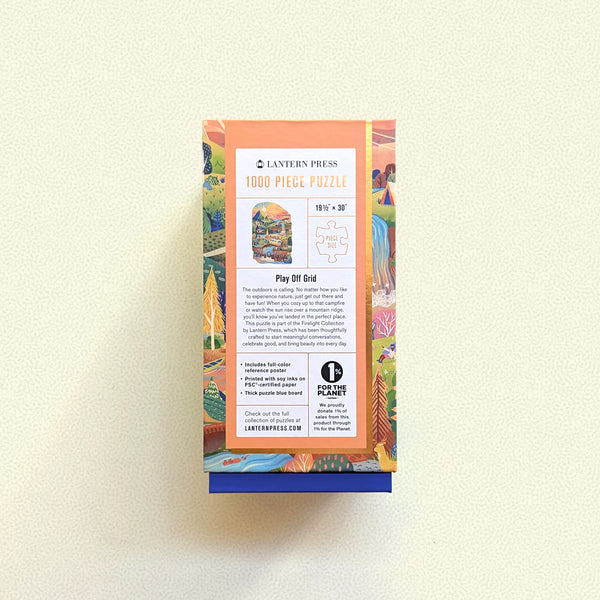 Play Off Grid | 1000-Piece Shaped Jigsaw Puzzle | Firelight Collection