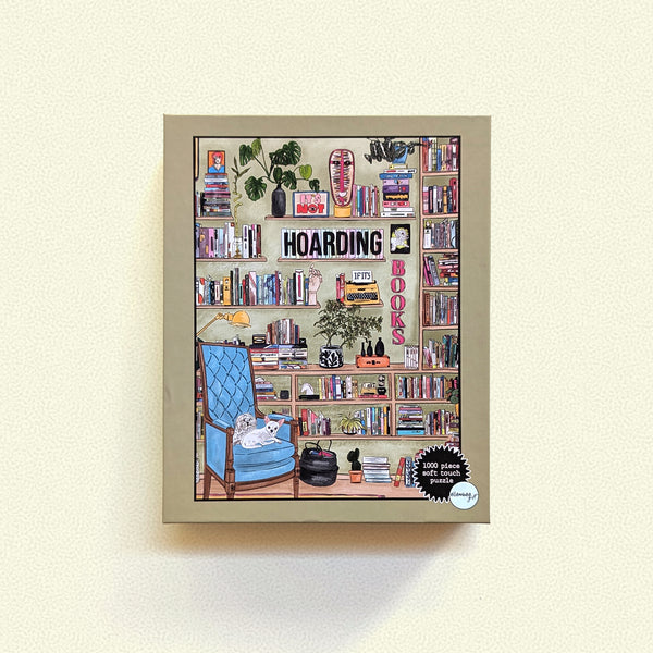 It's Not Hoarding If It's Books | 1000 Piece Soft-Touch Jigsaw Puzzle
