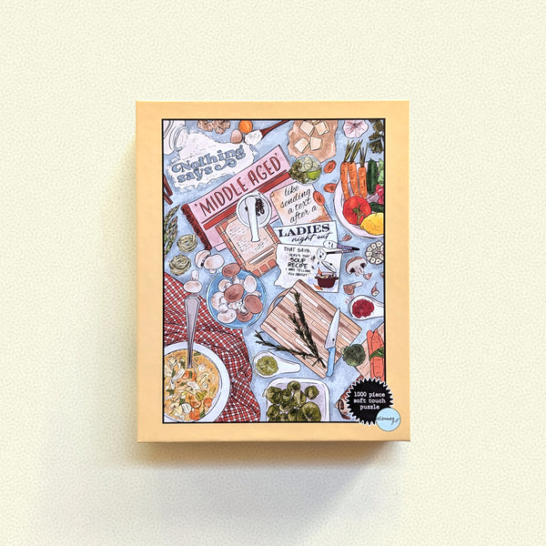 Nothing Says Middle Age | 1000 Piece Soft-touch Jigsaw Puzzle