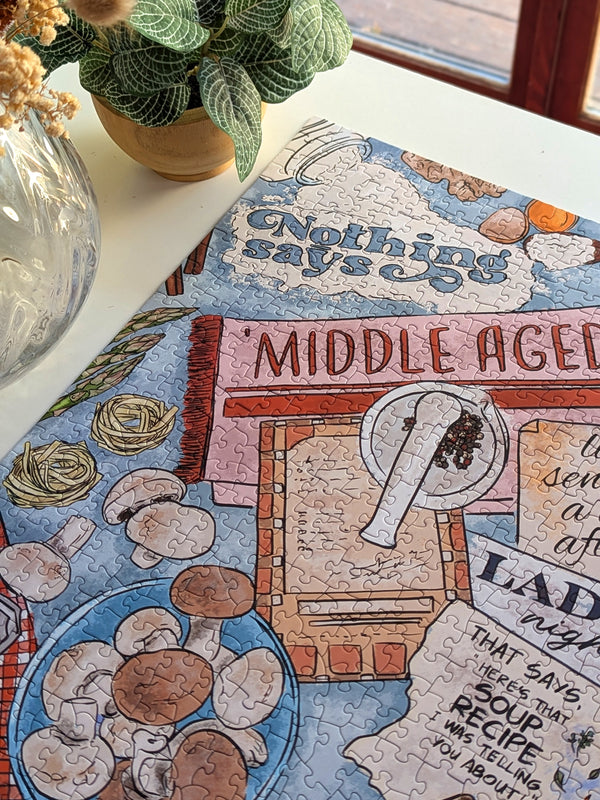 Nothing Says Middle Aged 1000 Piece Soft-touch Ellembee Jigsaw Puzzle