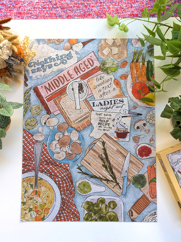 Nothing Says Middle Aged 1000 Piece Soft-touch Ellembee Jigsaw Puzzle