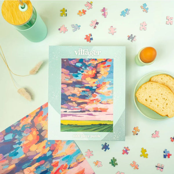 Prairie Sky | 1,000-Piece Puzzle Designed in Canada by Amy Dixon
