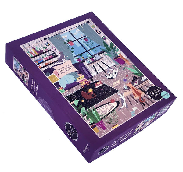 Texting Cats | 1000 Piece Soft-Touch Jigsaw Puzzle