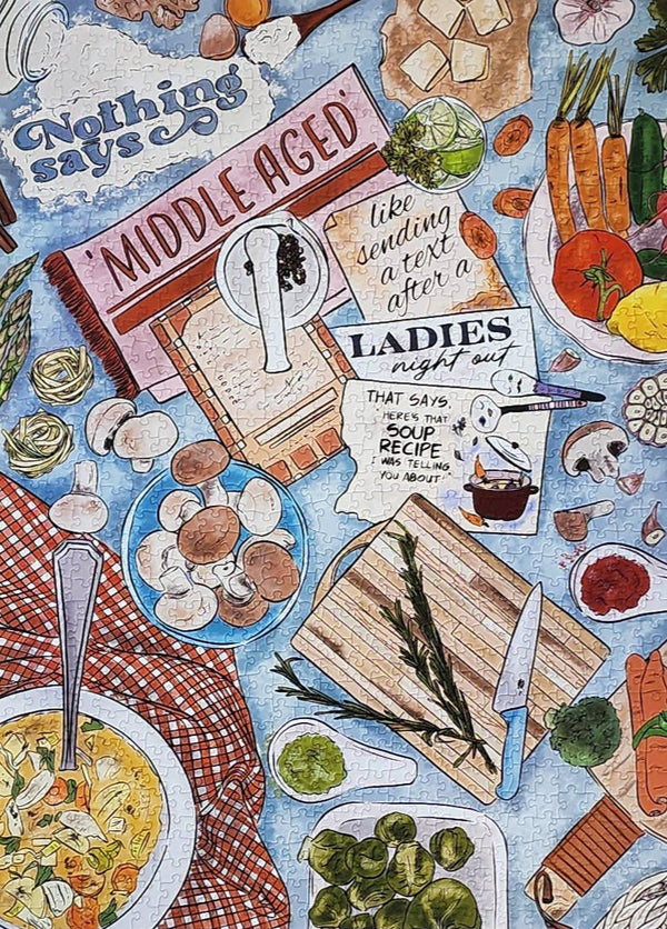 Nothing Says Middle Aged 1000 Piece Soft-touch Ellembee Jigsaw Puzzle