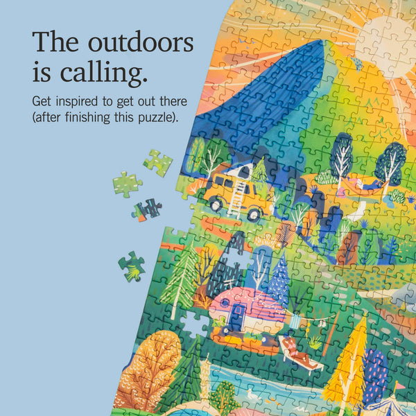 Play Off Grid | 1000-Piece Shaped Jigsaw Puzzle | Firelight Collection