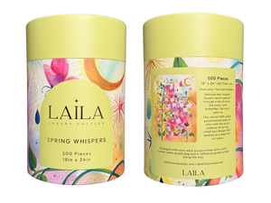 Spring Whispers | 500-pieces with art by Fatimah Nadeem