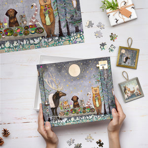 Moonlit Kingdom | Rompecabezas de 500 piezas con lámina metálica