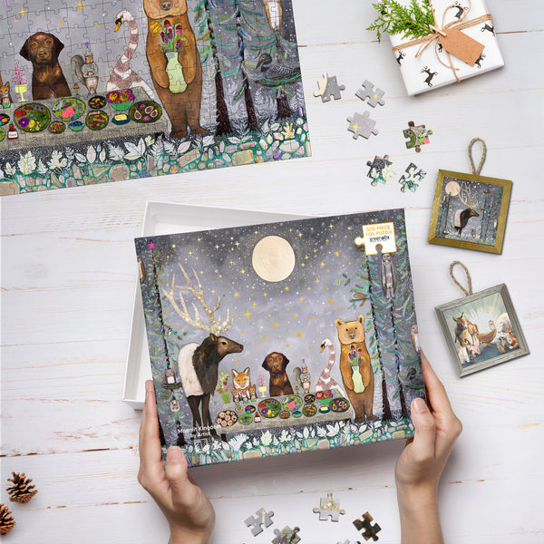 Moonlit Kingdom | 500 Piece Metallic Foil Embellished Jigsaw Puzzle