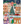 Illustration of a city with a large tree in the middle decorated for the holidays. 
