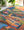 Colorful puzzle with a scenic design on a table