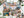 Jigsaw puzzle with camping and nature-themed images on a white surface