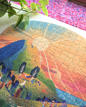 Jeu hors des sentiers battus | Puzzle de 1000 pièces en forme de pièce | Collection Firelight
