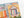 Jigsaw puzzle with a colorful design of a little library on a white background