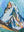 Jigsaw puzzle with art of a mountain landscape design. The mountain shown is the Matterhorn.