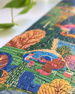 Jeu hors des sentiers battus | Puzzle de 1000 pièces en forme de pièce | Collection Firelight