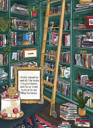 Je compte bien lire tous les livres que j'ai achetés | Puzzle de 1000 pièces au toucher doux