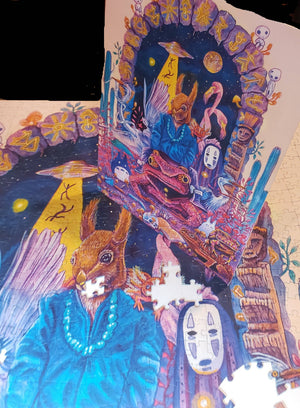 Passage à travers les portails | Puzzle de 1000 pièces