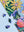 Colorful puzzle with floral design on a light blue background