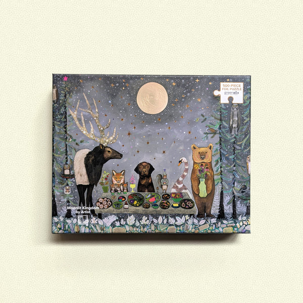 Moonlit Kingdom | 500 Piece Metallic Foil Embellished Jigsaw Puzzle