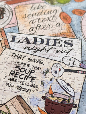 Puzzle Ellembee 1000 pièces au toucher doux « Rien ne dit la quarantaine »