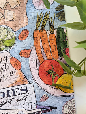 Puzzle Ellembee 1000 pièces au toucher doux « Rien ne dit la quarantaine »