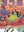 Close up detail of completed Girls Night puzzle showing three women, two chatting and one playing with a cat. 