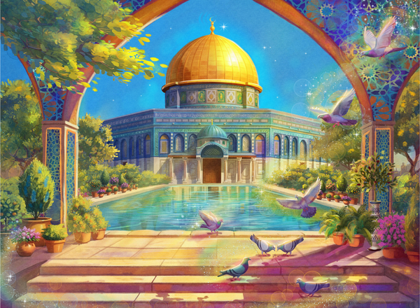 Golden Dome | 500-pieces with art by Ola El-Metwally