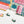 Colorful puzzle with some pieces missing on a white background
