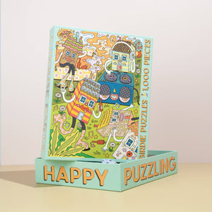 Fête à la maison | Puzzle de 1000 pièces