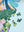 Partial puzzle with a scenic design on a light blue background