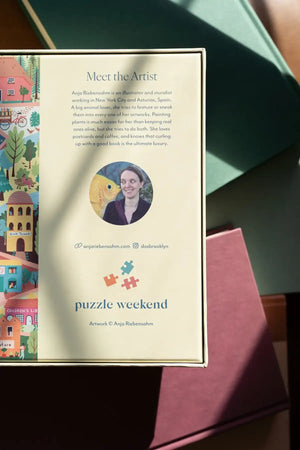 Book Lover's Town 1000 Piece Jigsaw Puzzle
