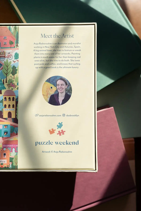 Book Lover's Town 1000 Piece Jigsaw Puzzle